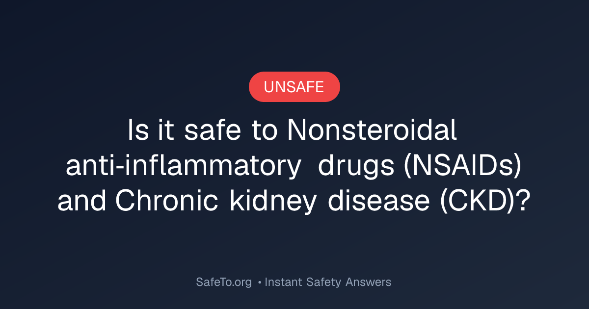 Nonsteroidal anti‑inflammatory drugs (NSAIDs) and Chronic kidney ...